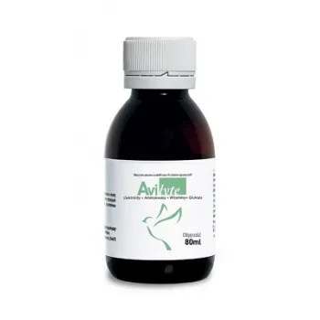 AVIMEDICA AviLyte 80 ml Elektrolity Aminokwasy Witaminy Glukoza dla ptaków egzotycznych